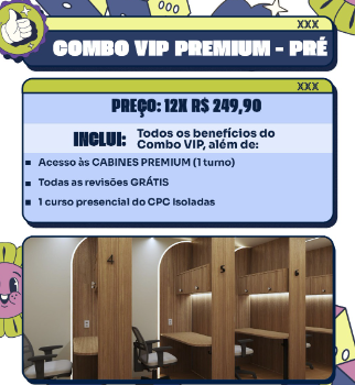 COMBO: PRÉ (PLANO VIP PREMIUM)