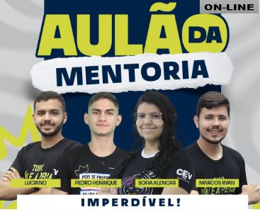 AULÃO DA MENTORIA - ON-LINE