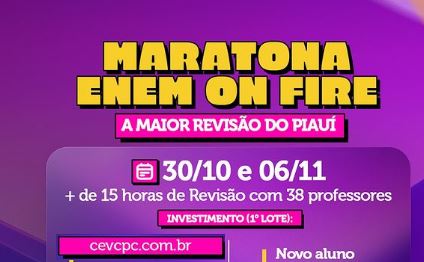 REVISÃO ENEM ON FIRE 3 E 4 (NOVO ALUNO)