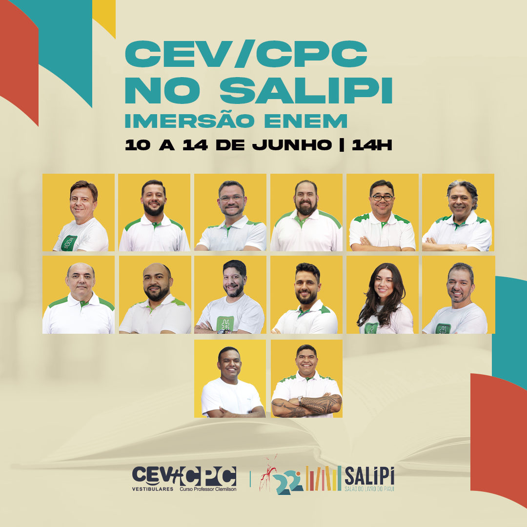 “Imersão Enem” vai oferecer revisão gratuita com professores do CEV+CPC no SaLiPi