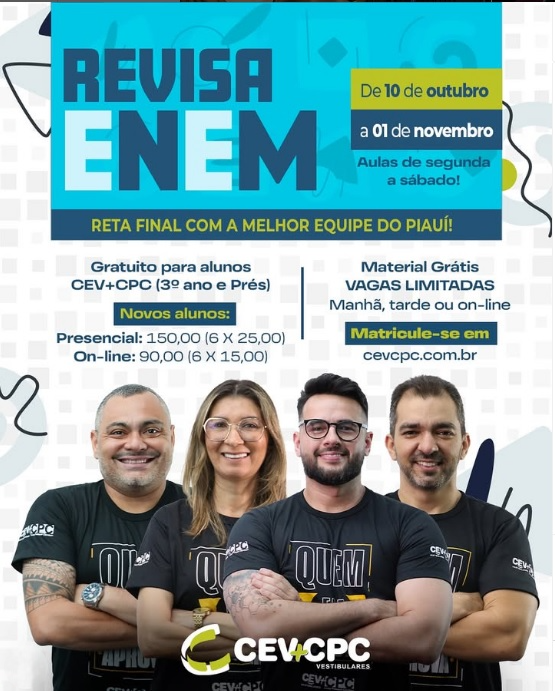 Revisa Enem: alunos terão semanas de preparação intensa para a prova