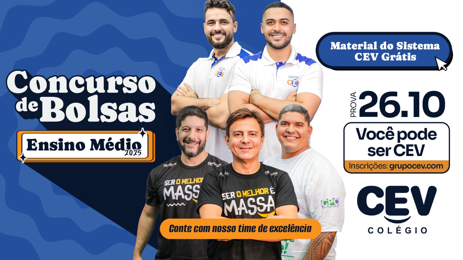 CEV Colégio terá nova edição do VestCEV no dia 26 de outubro - Inscrições abertas!