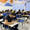 Primeiro dia de Simula X tem alunos engajados e confiantes para o Enem