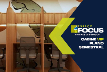 CABINE VIP (PLANO SEMESTRAL 1 TURNO) MANHÃ - TARDE - NOITE - 2026